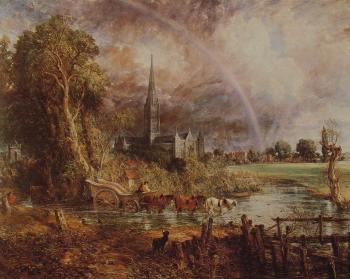 John Constable : Salisbury Cathedral from the Meadows